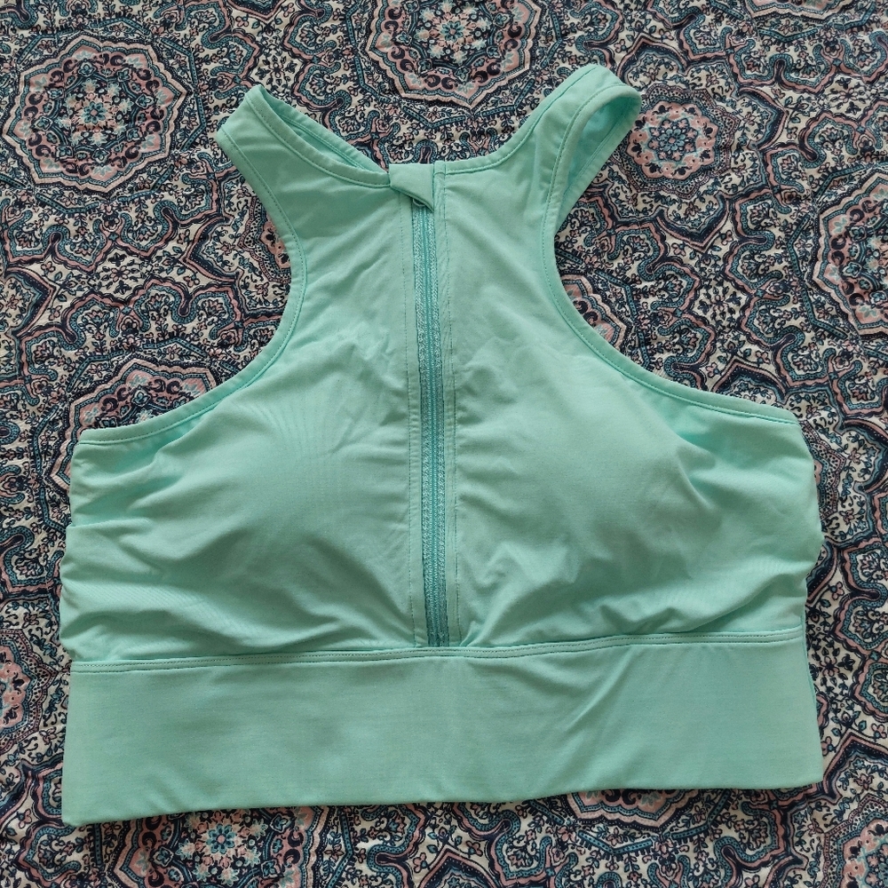 Savage Babe‎ Zip Sports Bra Size XL